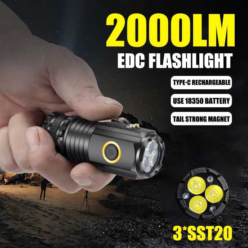 Rechargeable mini tactical LED flashlight – USB charging