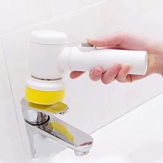 5-in-1 electric cleaning brush – kitchen and bathroom cleaning